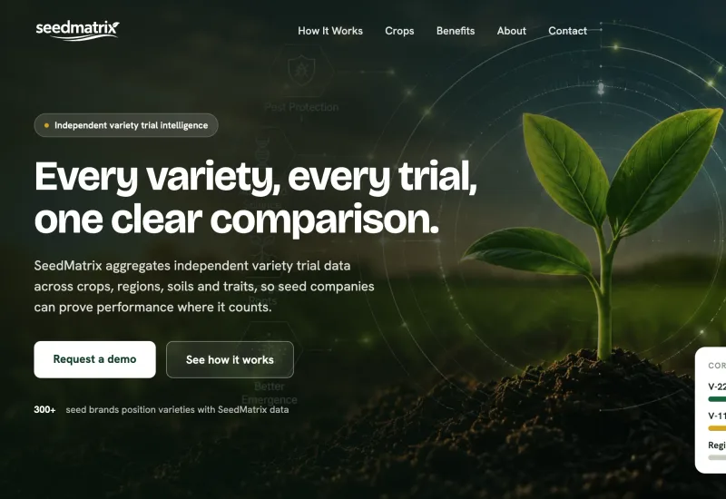 SeedMatrix: Every variety, every trial, one clear comparison.
